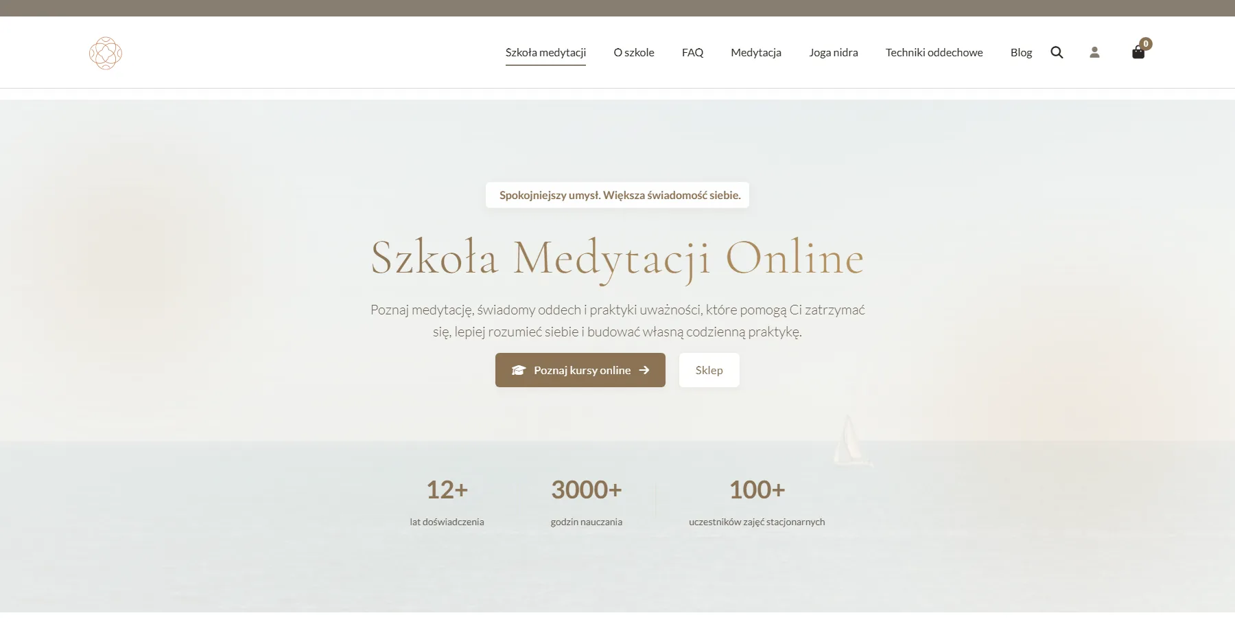 Strona główna Szkoły Medytacji Online – kursy medytacji i sklep z nagraniami